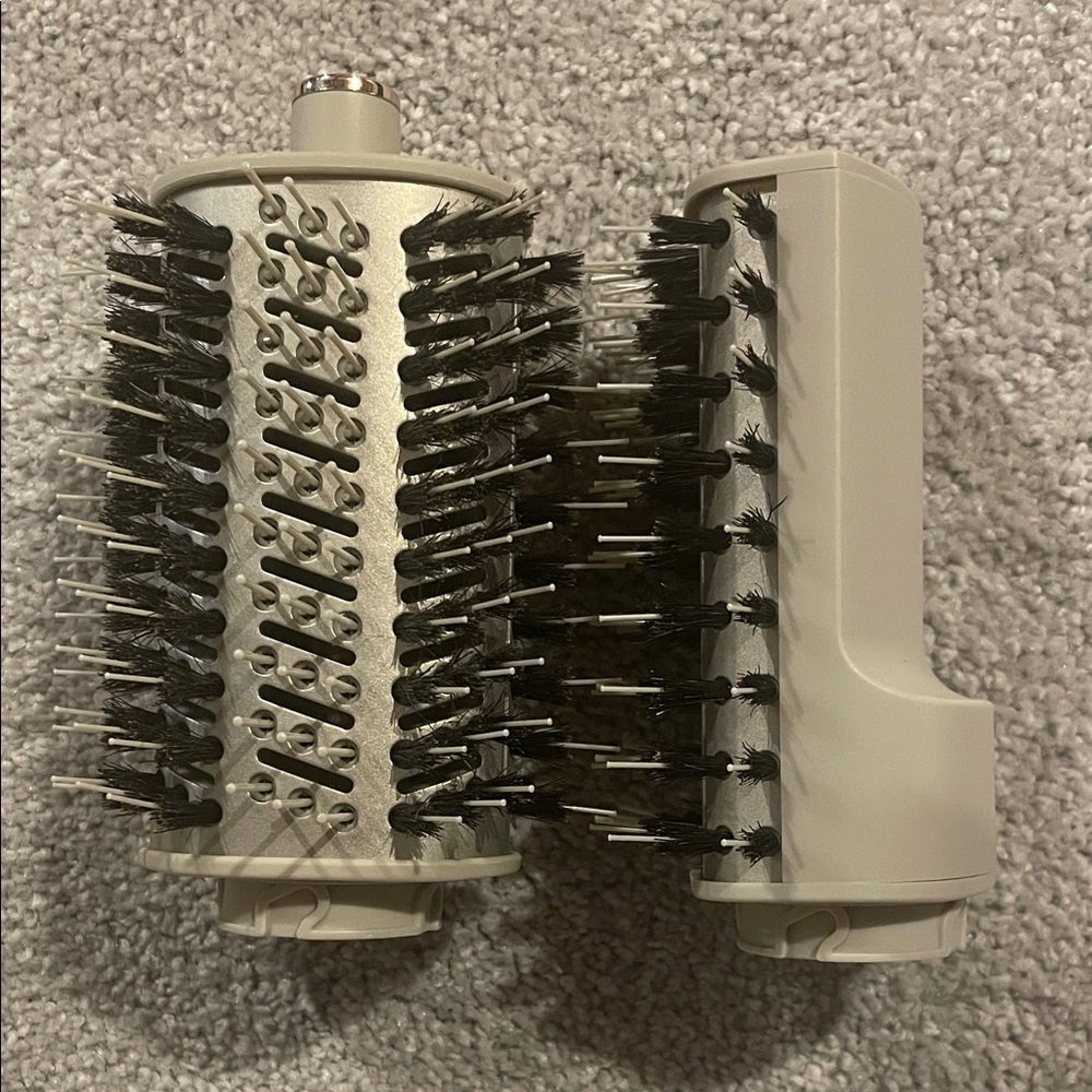 Professional Hair Styling Brush Set - Cream